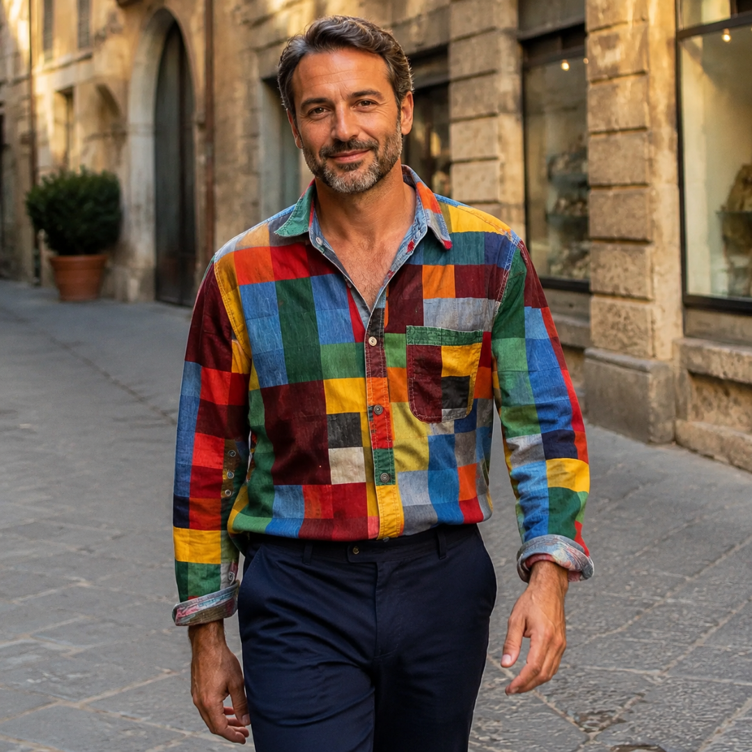 Arturo — Camicia a Mosaico