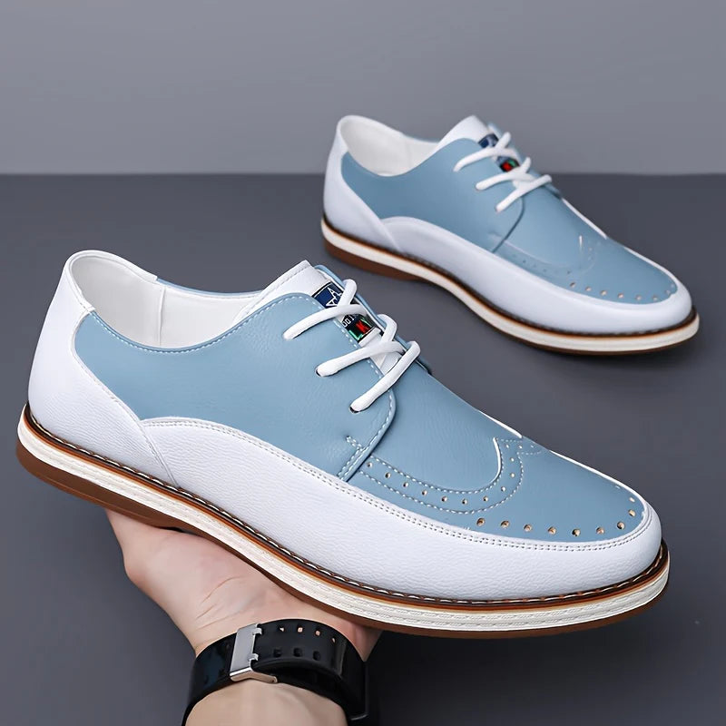 Marco — Scarpe in Pelle Bicolore