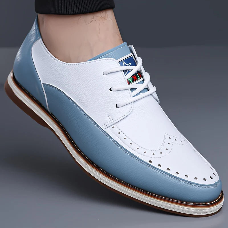 Marco — Scarpe in Pelle Bicolore