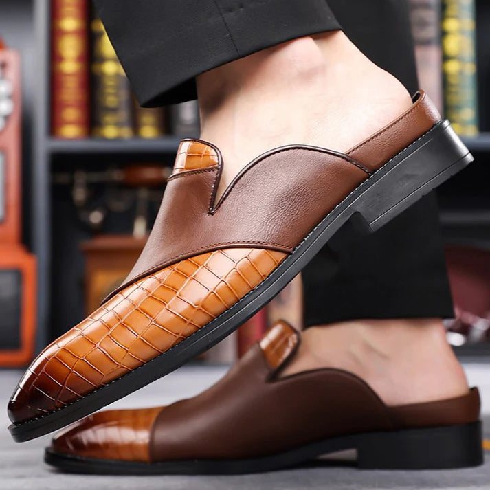Filippo — Mule in Pelle Stampata