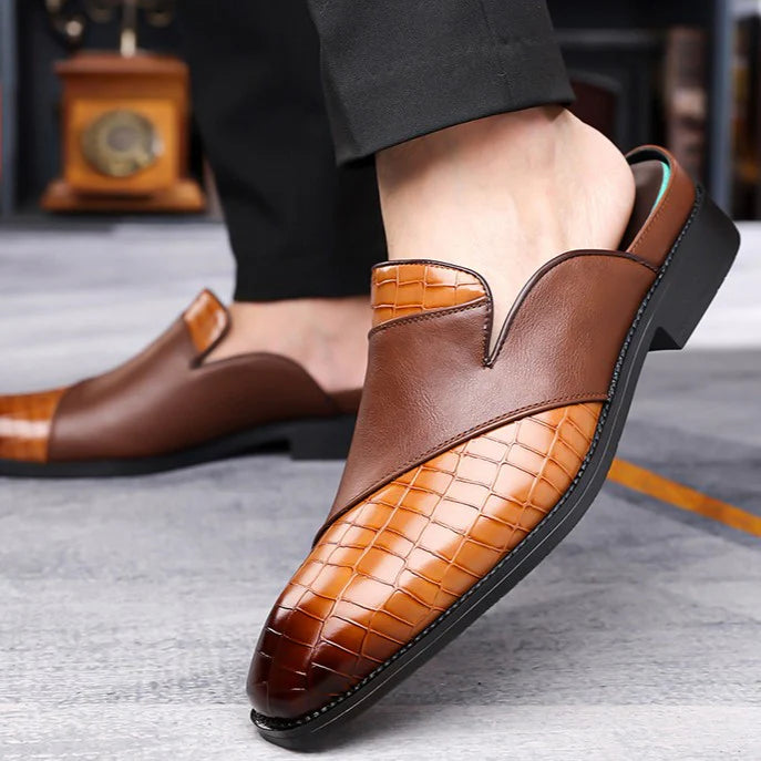 Filippo — Mule in Pelle Stampata