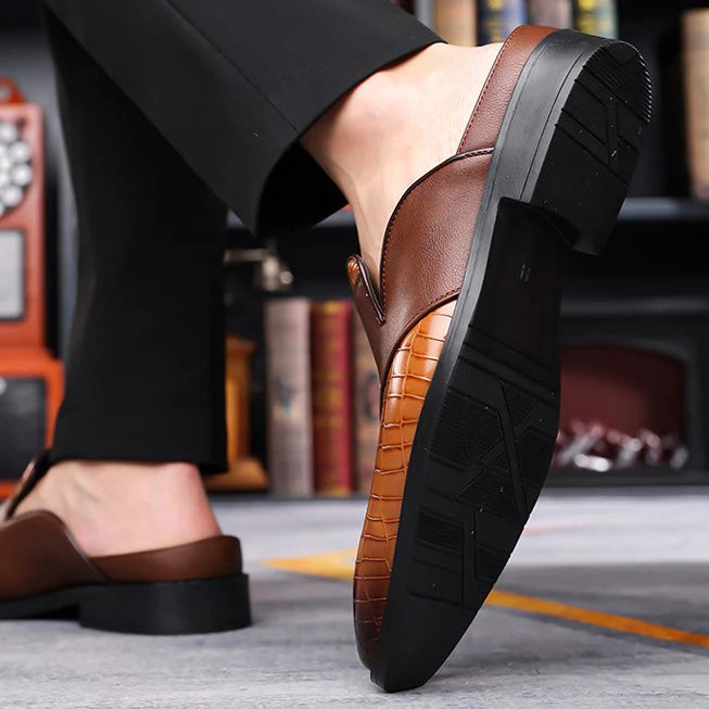 Filippo — Mule in Pelle Stampata