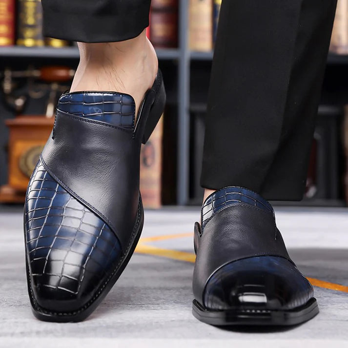 Filippo — Mule in Pelle Stampata