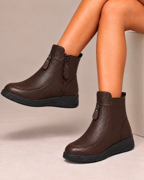 Marigold™ | Stivali Comfort con Fodera in Pile e Zip