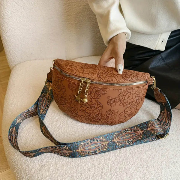 Charm Embossato di Filomena | Borsa a Spalla