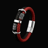 Intreccio del Destino – Bracciale con Vegvisir e nodo celtico – immagine 1