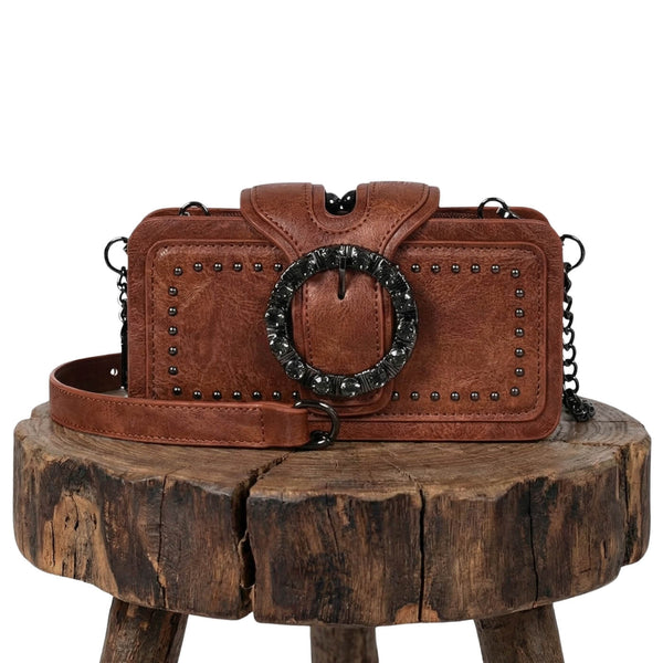 Borsa a Clutch con Borchie di Margherita