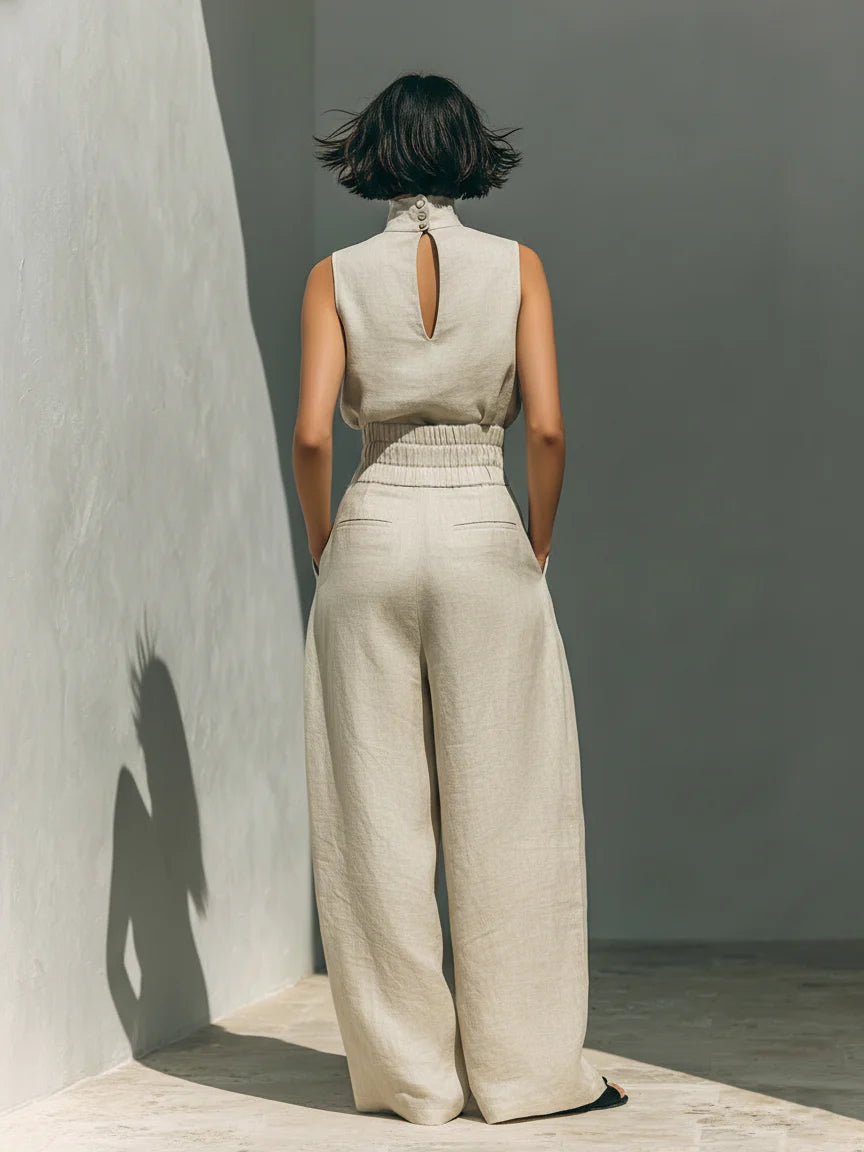 Maria - Ensemble en coton et lin