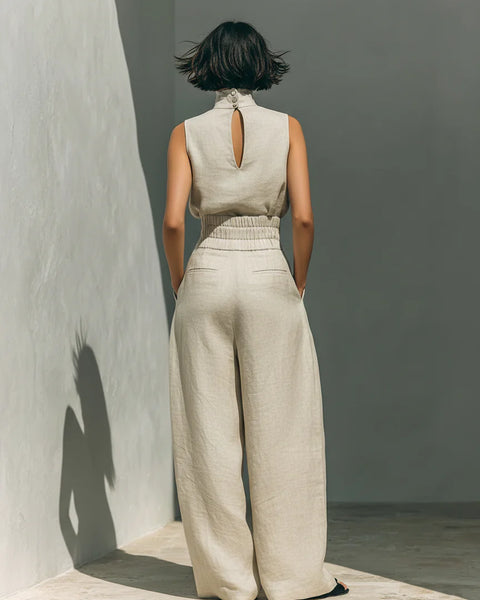 Maria - Ensemble en coton et lin