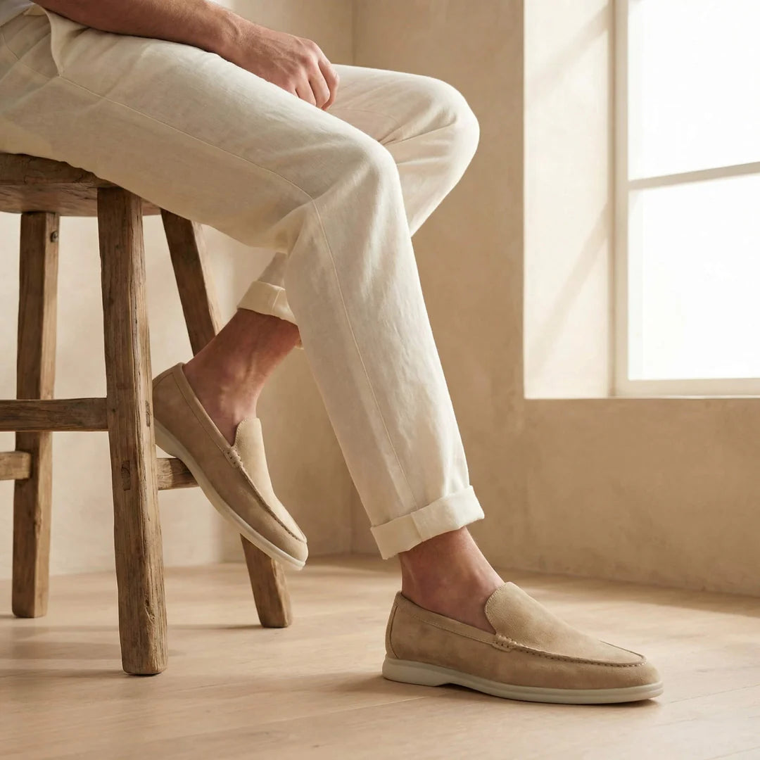 Mocassino in Camoscio — Comodità che non Rinuncia all'Eleganza