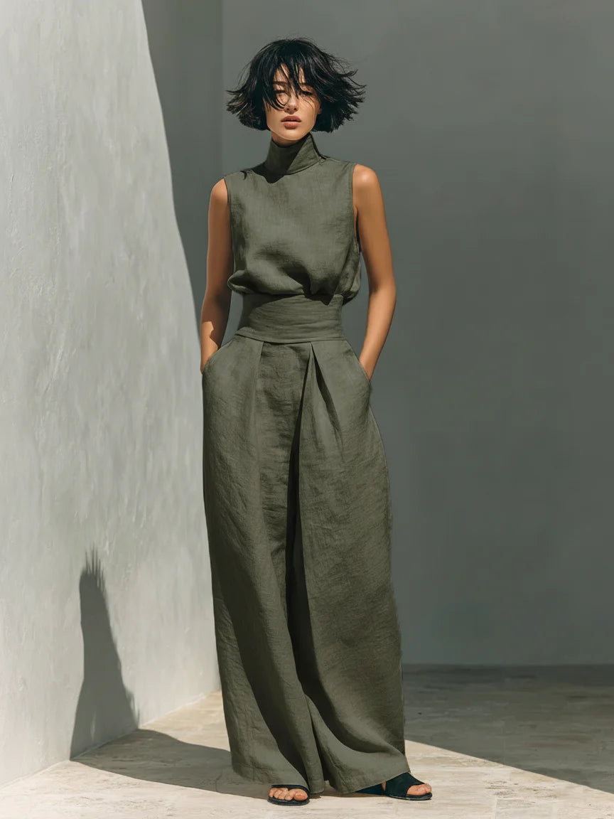 Maria - Ensemble en coton et lin
