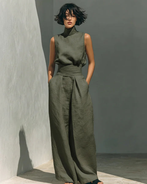 Maria - Ensemble en coton et lin