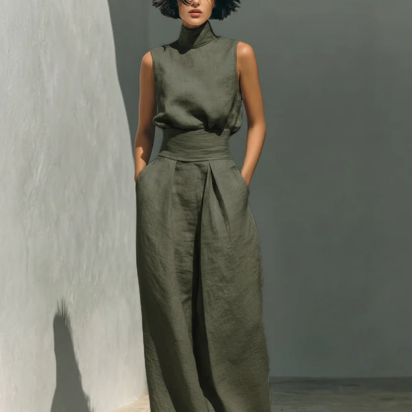 Maria - Ensemble en coton et lin
