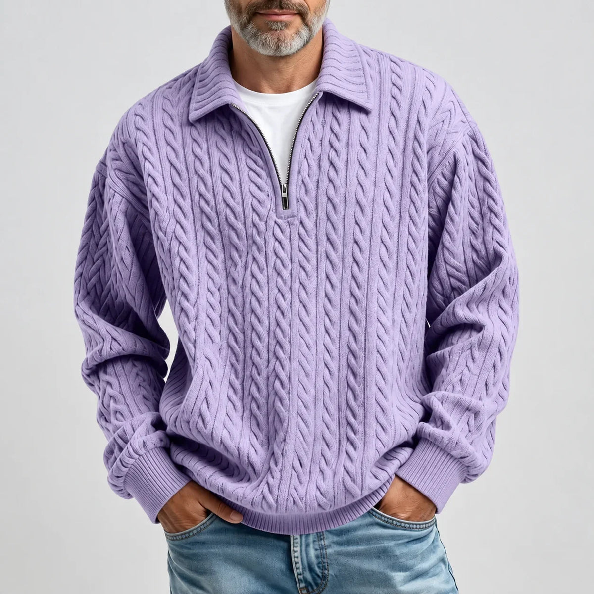 Maglione a Treccia Hugo