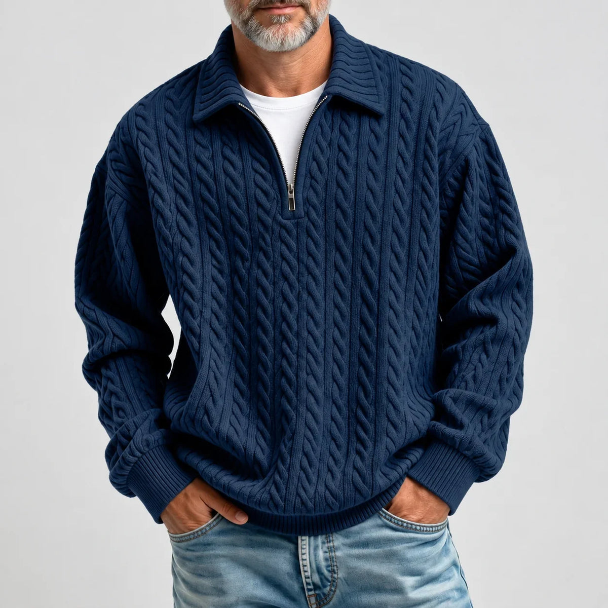 Maglione a Treccia Hugo