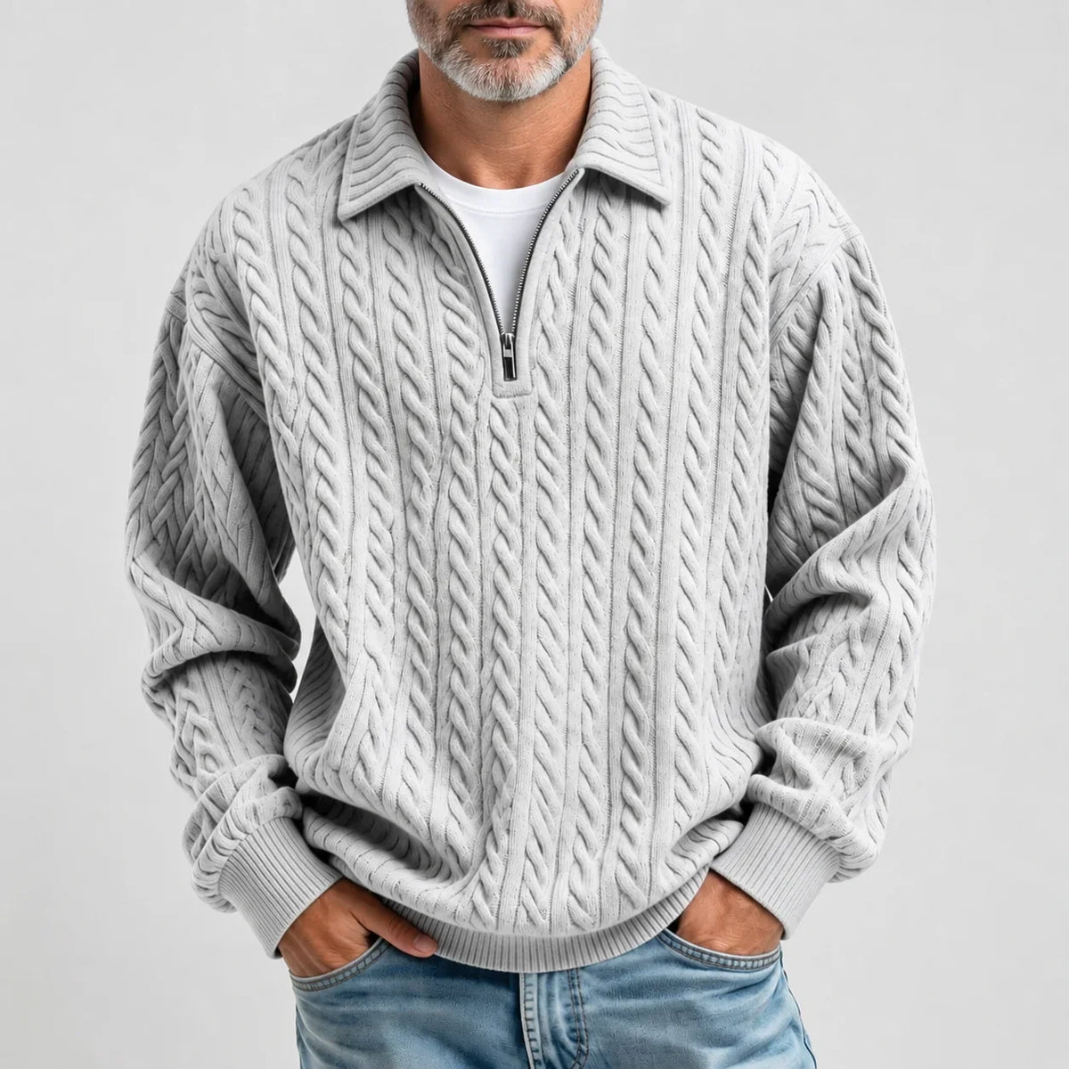 Maglione a Treccia Hugo