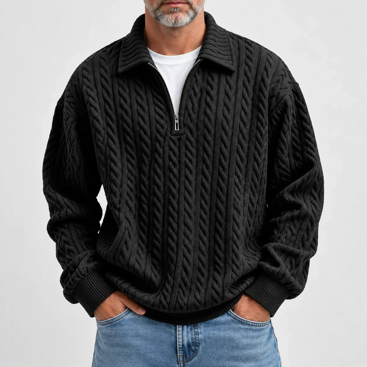Maglione a Treccia Hugo