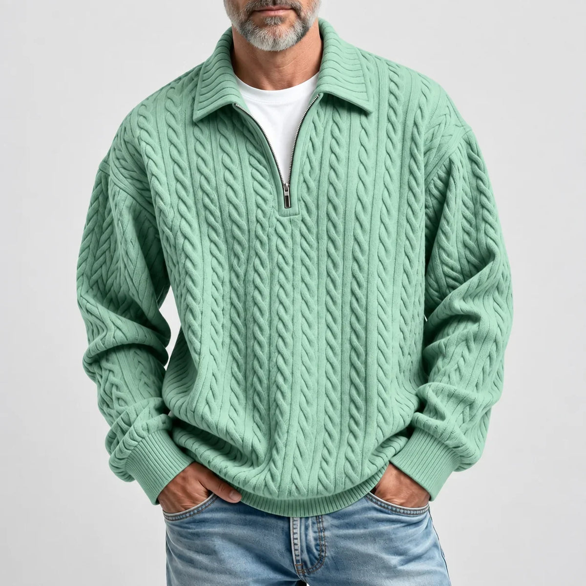 Maglione a Treccia Hugo