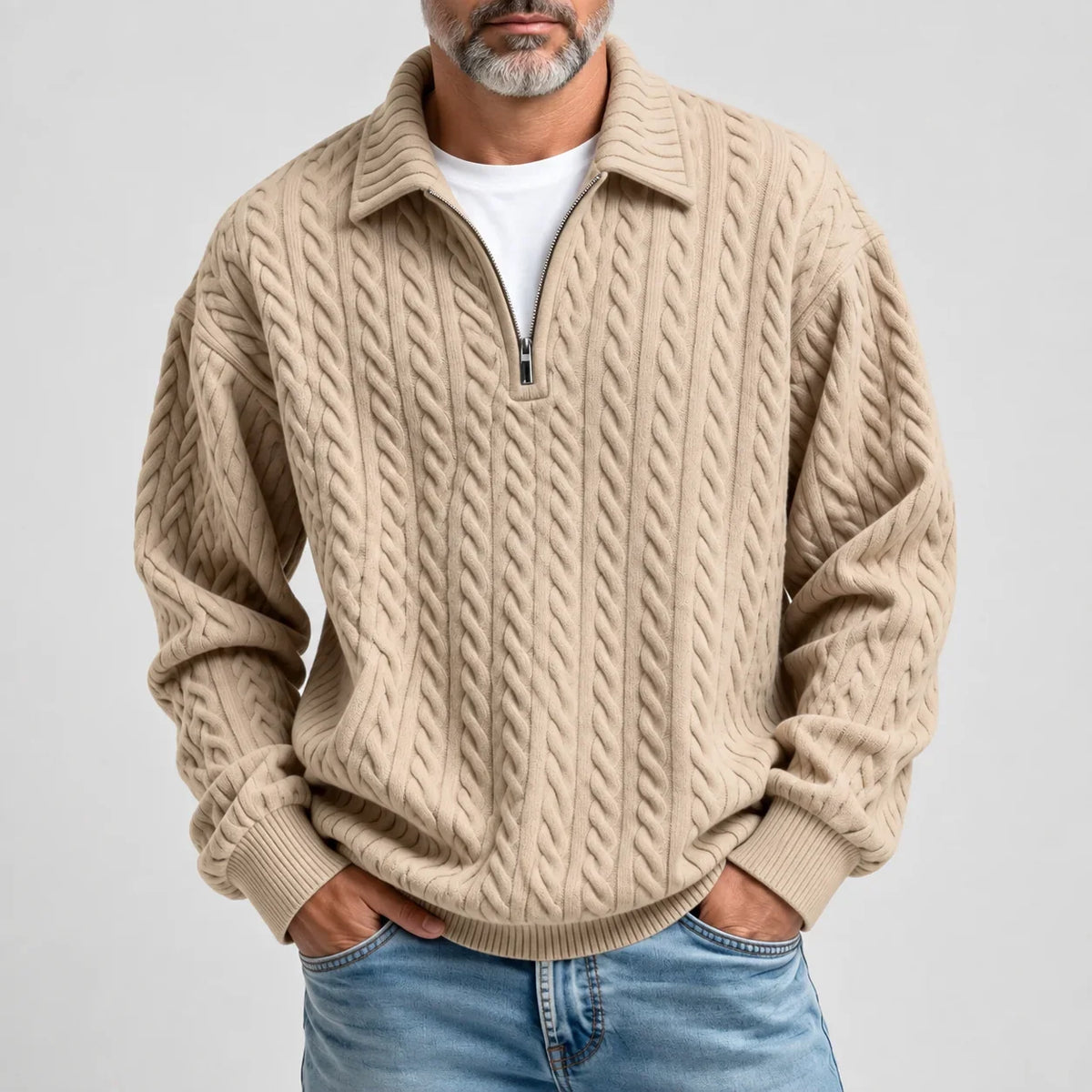 Maglione a Treccia Hugo