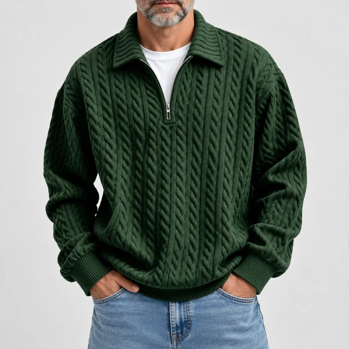 Maglione a Treccia Hugo