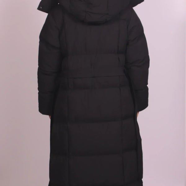 Carmen - Cappotto Puffer Lungo con Cintura