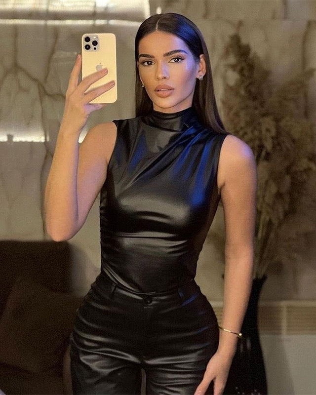 VELARA | Top in Pelle Luxe