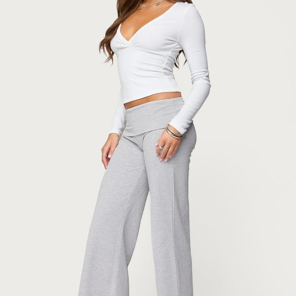 VELARA | Pantaloni Lounge Soft Fold