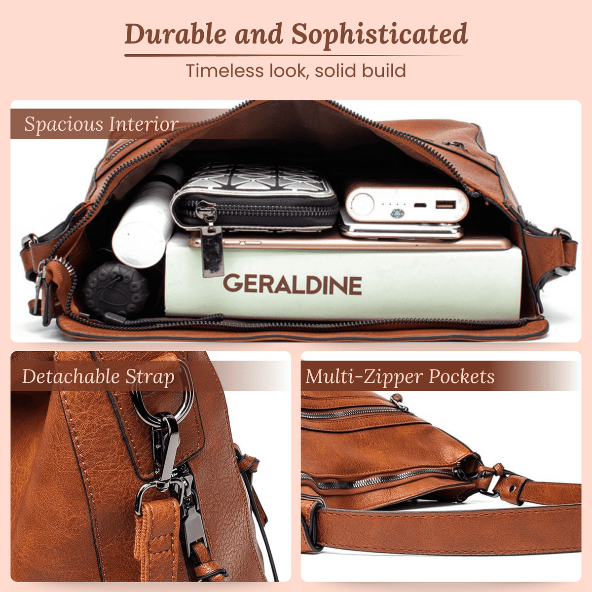 Borsa a Spalla di Serena | Zip Carry