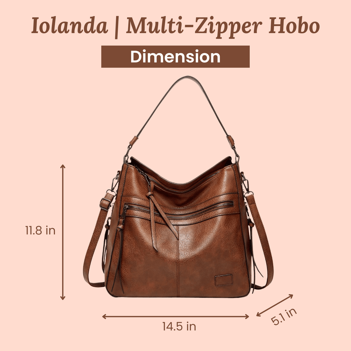Borsa a Spalla di Serena | Zip Carry