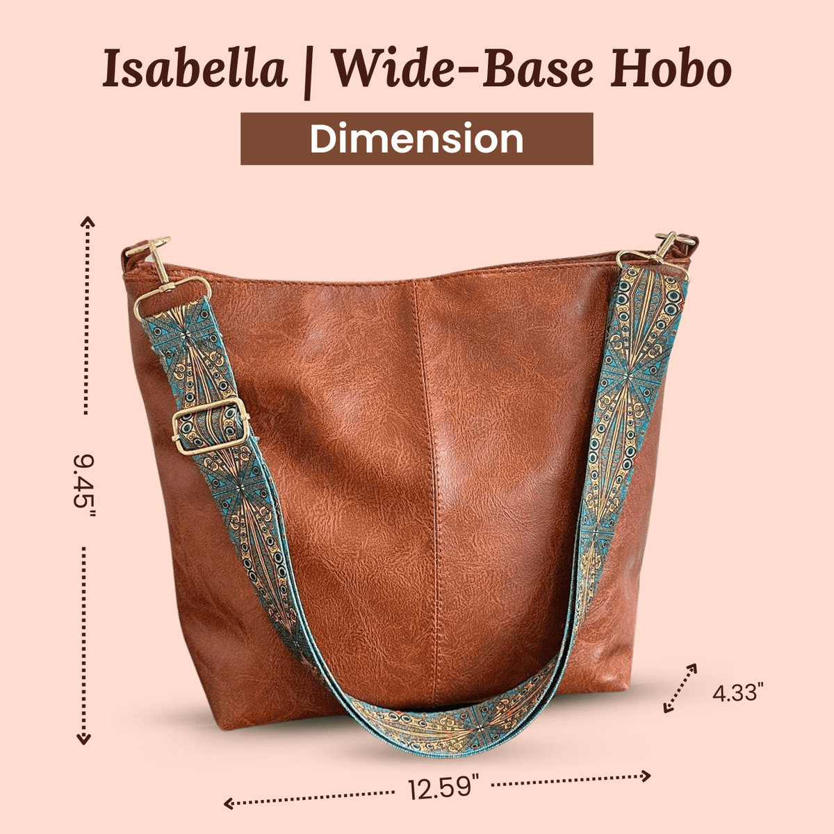 Borsa a Spalla Testurizzata di Alba