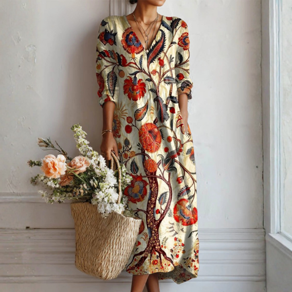 Kendra - Abito Floreale Bohemien