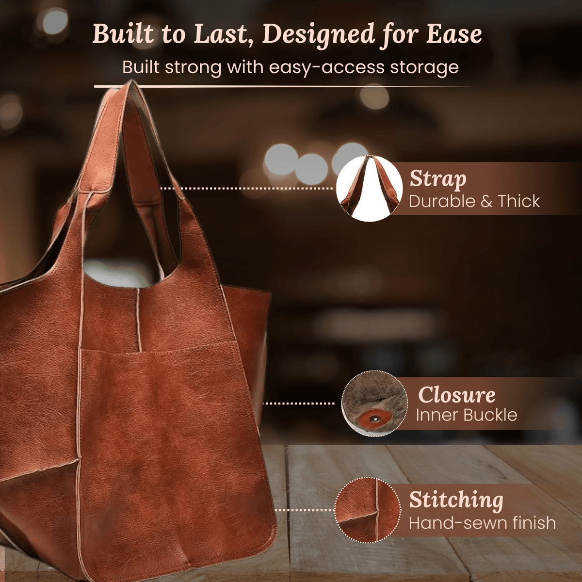 Borsa Tote Minimal di Rosaria