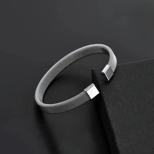 Bracciale rigido Solis in argento
