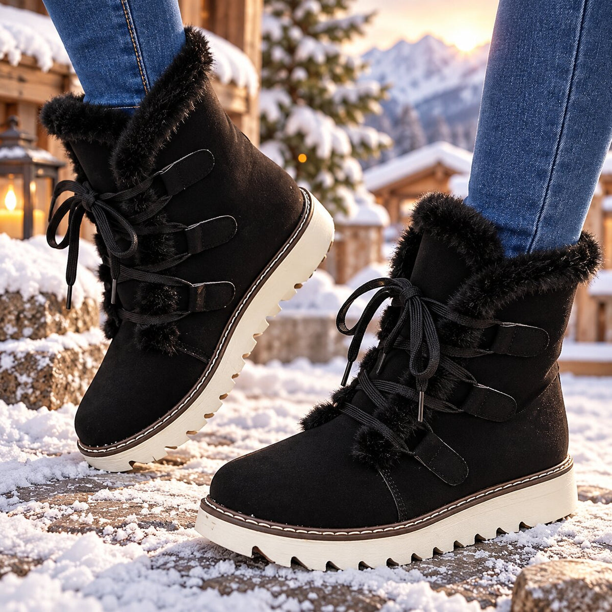Maiken™ - Stivali invernali impermeabili e antiscivolo con fodera morbida