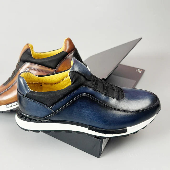 Lorenzo — Slip-On in Pelle Patinata