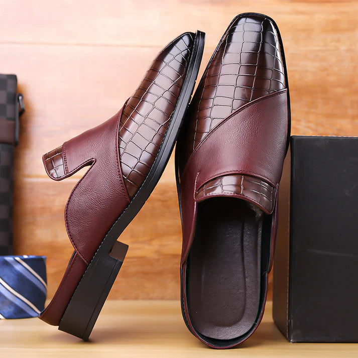 Filippo — Mule in Pelle Stampata