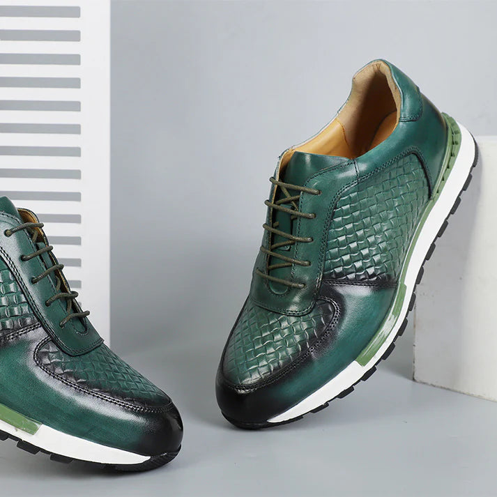 Alessandro — Runner in Pelle Intrecciata
