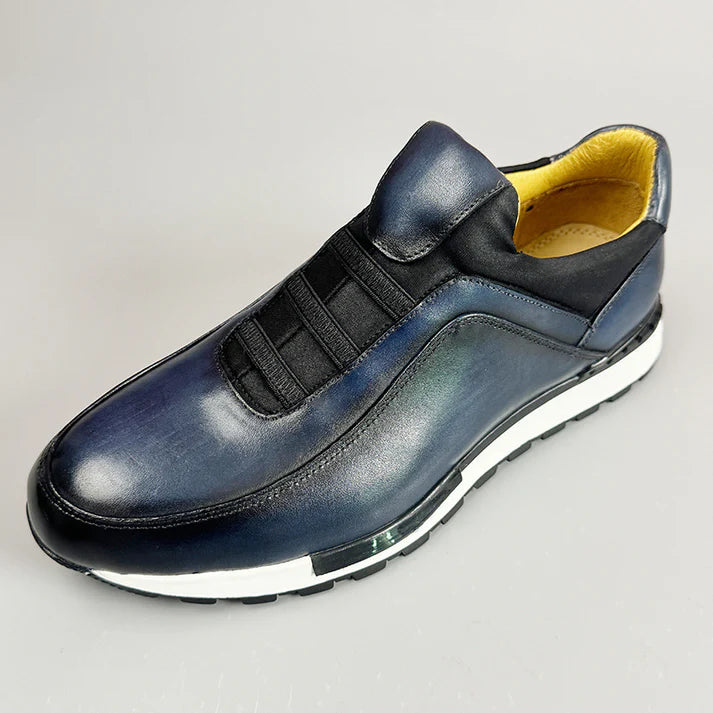 Lorenzo — Slip-On in Pelle Patinata