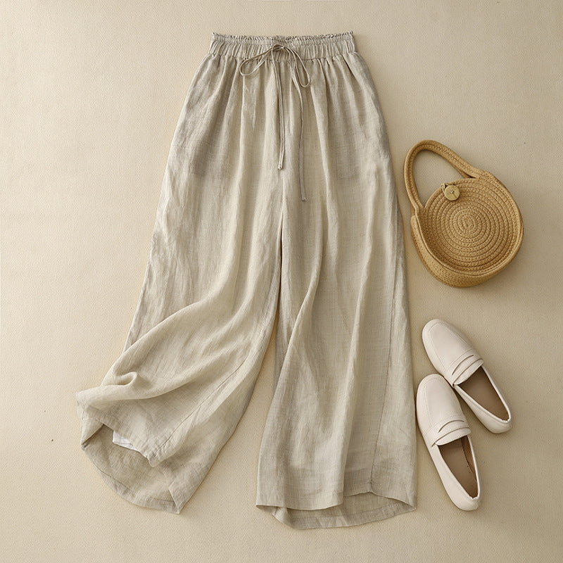 PANTALONI IN LINO AVELIN™