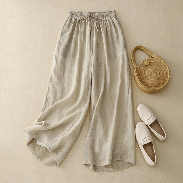 PANTALONI IN LINO AVELIN™