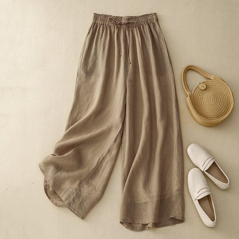 PANTALONI IN LINO AVELIN™