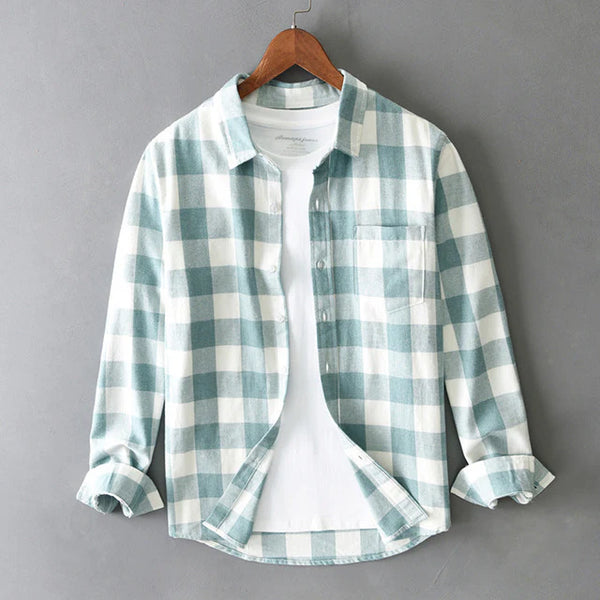 Camicia a quadri in cotone