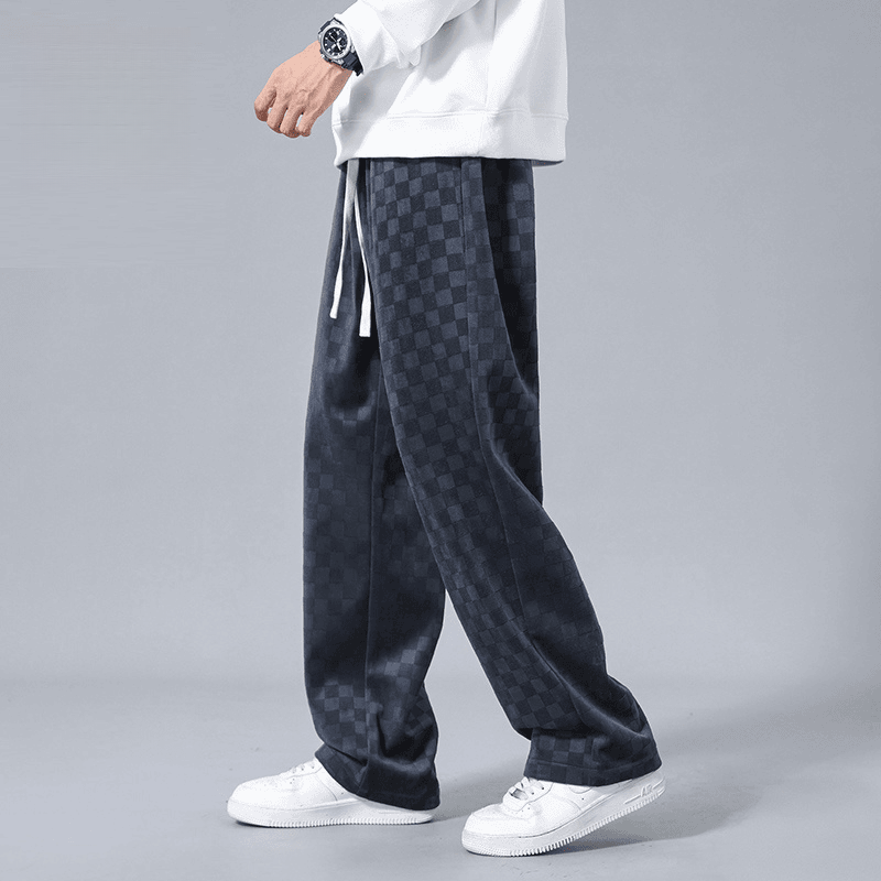 Joggers a Righe in Velluto