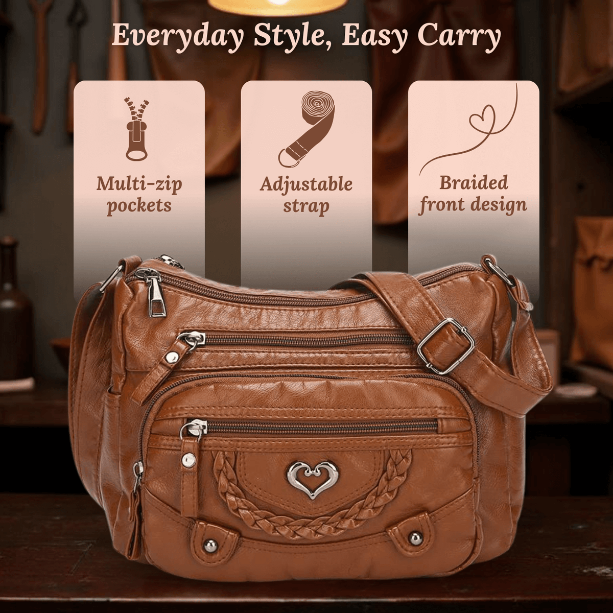 Charm Intrecciato di Greta | Borsa a Tracolla