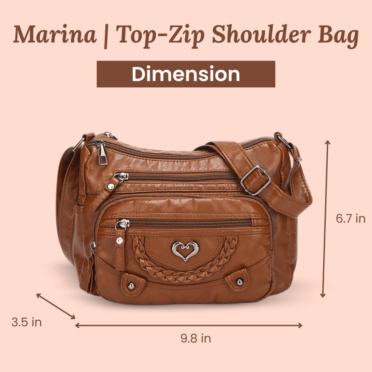 Charm Intrecciato di Greta | Borsa a Tracolla