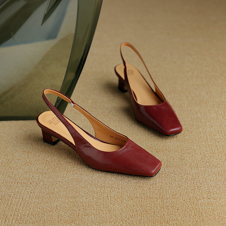 Ersa | Slingback in Vera Pelle