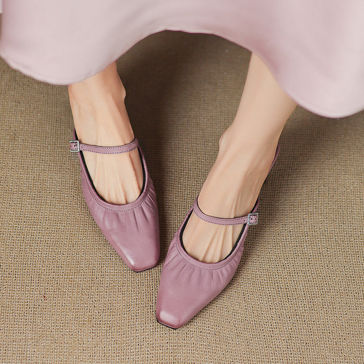 Vanya | Mule Mary Jane Arricciato