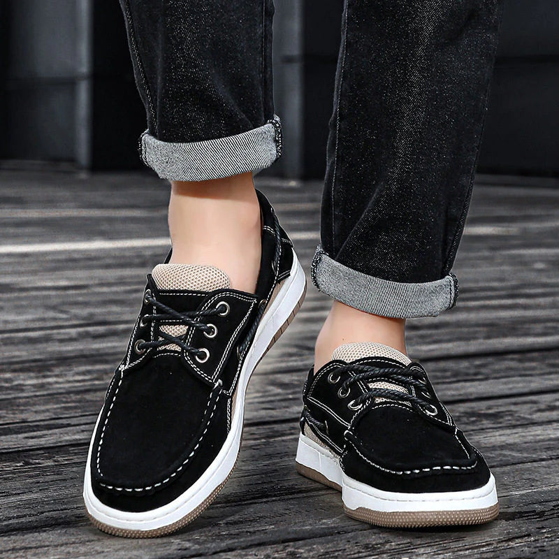 Scarpa Nautica in Camoscio – Suola Comfort Estiva