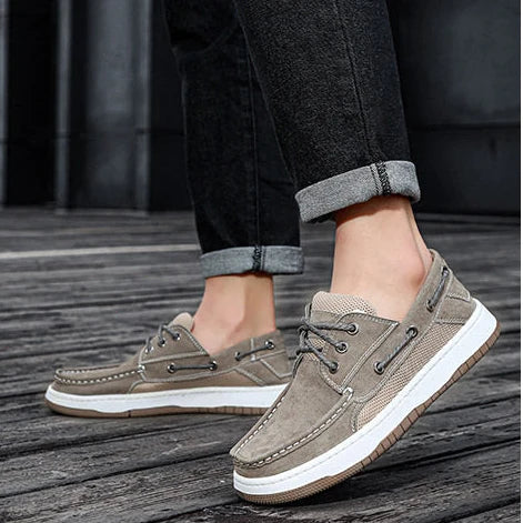 Scarpa Nautica in Camoscio – Suola Comfort Estiva