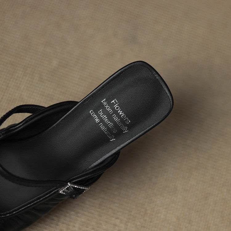 Vanya | Mule Mary Jane Arricciato